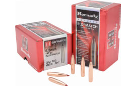 Hornady 26333 ELD Match  6.5mm .264 147 gr Extremely Low Drag-Match 100 Per Box