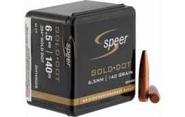 Speer Bullets 264140 Gold Dot 6.5mm .264 140 GR Soft Point (SP) 50 Box