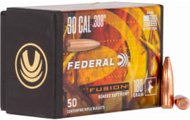 Federal FB308F4 Fusion Component  30 Caliber .308 180 GR Fusion Soft Point 50 Per Box