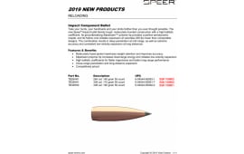 Speer TB308H1 Impact  30 Caliber .308 172 GR Slipstream Polymer Tip 50 Per Box
