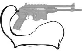 Kel-Tec PLRSU915 PLR Sling made of Black Nylon Webbing with 1.25" W & Adjustable Single Point Design for Tactical Pistol