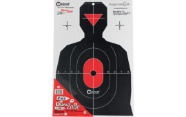 Caldwell 308-214 Flake Off Silhouette Dual Zone Target 8 Pack