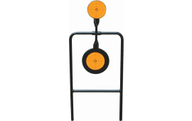 Caldwell 133565 Plink n Swing Double Spin Target Handgun Steel Black/Orange Impact Enhancement Motion 4.25"