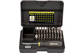 Wheeler 954621 Professional Gunsmithing Screwdriver Set Black Steel Universal 43 Pieces