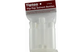 Tipton 197624 Solvent Bottles  4 oz Plastic 3 Per Pkg Includes Flip Top Caps
