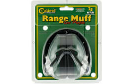 Caldwell 498024 Low Profile Range Earmuffs Hearing Protection 25 dB Green