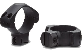 Konus 7419 Scope Ring Set  Quick Release For Rifle Air Gun .22" Grooved Receiver Medium 30mm Tube Matte Black Steel