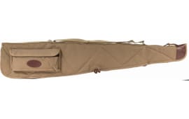 Boyt Harness OGC98PM06 Alaskan Rifle Case 44" Kahki Waxed Canvas with Brass Hardware & Quilted Flannel Lining for Scoped Rifles