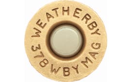 Weatherby BRASS378 Unprimed Brass 378 Weatherby Magnum Lightweight 20 Per Box
