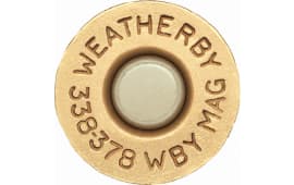 Weatherby BRASS333 Unprimed Brass 338-378 Weatherby Mag Lightweight 20 Per Box