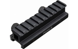 TruGlo TG8980B Picatinny Riser Mount For AR-15 Style Black Matte Anodized Finish