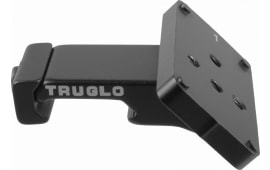 TruGlo TG-8976B Riser Mount  45 Degree Offset Picatinny Rail/Weaver Style Mount Black Hardcoat Anodized Steel