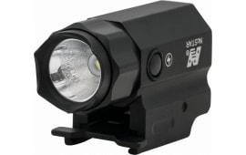 NcStar ACQPTF Compact Flashlight  Black White Cree LED 150 Lumens QR  w/Strobe