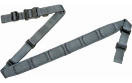Magpul MAG545-GRY MS1 Sling 1.25"-1.88" W x 48"- 60" L Padded Two-Point Gray Nylon Webbing for Rifle
