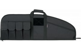 Tac Six 10642 Range Tactical Rifle Case made of Endura with Black Finish, Knit Lining & Lockable Zipper for Rifles 37" L