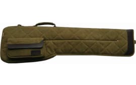 Heritage Cases 54436 North Platte Takedown made of Olive Cotton Canvas with Leather Trim, Tricot Lining & Zipper 36" L