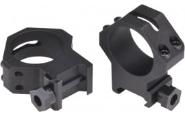 Weaver Mounts 48365 Four Hole Skeleton Ring Set 30mm Dia Med Matte Black