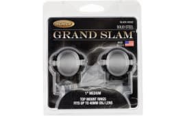 Weaver Mounts 49302 Grand Slam Rings 1" Dia Medium Gloss Black
