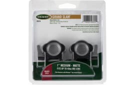 Weaver Mounts 49327 Lever Lok Scope Ring Set For Rifle Extra High 1" Tube Matte Black Steel