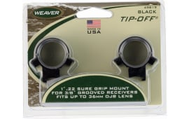 Weaver Mounts 49515 Pro View Weaver Style 3/8" N/A 1" Diameter Gloss Black