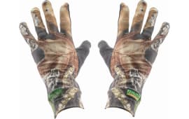 Primos 6396 Stretch Fit Gloves Sure Grip Palm Mesh One Size Fits Most Mossy Oak New Break-Up
