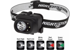 Nightstick NSP4610B Multi-Function Headlamp 150/80/100/9/18 Lumens AAA (3) Black