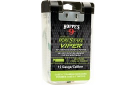 Hoppe's 24035VD BoreSnake Viper Den 12 Gauge Shotgun Integrated Bronze Brush and Bore Guide