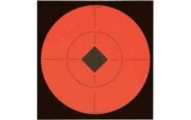 Birchwood Casey 33906 Target Spots 6" Red Bullseye w/Pasters Adhesive 10 Pk