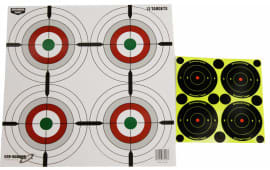 Birchwood Casey 37253 EZE-Scorer  12" Bullseye Paper Hanging Multi-Color 13 Per Pkg
