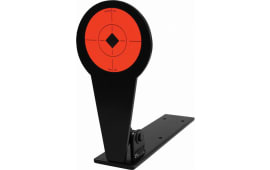 Birchwood Casey 47524 World of Targets Popper 4" Rimfire Pistol/Rifle Black/Orange Steel Diamond Standing Includes Ground Stakes