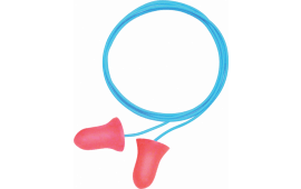 Howard Leight R01180 Single Use Super Leight Earplugs 33 dB Red Plugs/Blue Cord
