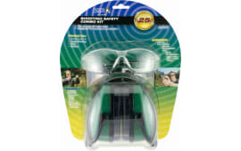 Howard Leight R01761 Woman''s Shooting Safety Combo Earmuff/Shooting Glasses 25 dB Green Earmuffs/Clear Frame and Len
