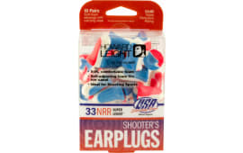 Howard Leight R01891 Super Leight Earplugs USA Shooters Earplugs 33 dB Red/White/Blue