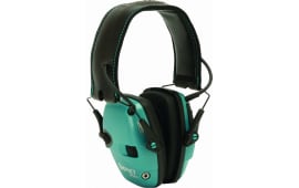 Howard Leight R02521 Impact Sport Electronic Muff 22 dB Over the Head Teal Ear Cups with Black Headband for Adults 1 Pair