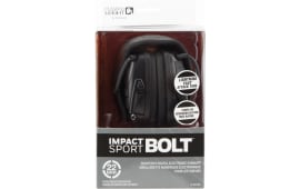 Howard Leight R02525 Impact Sport Bolt Electronic Muff 22 dB Over the Head Black