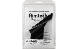 Aimtech ASM2 Scope Mount For Remington 870 12GA Dovetail Style Black Hard Coat Anodized Finish