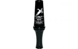 Haydel's Game Calls BH07 Black Hole  Open Call Double Reed Mallard Sounds Attracts Ducks Black Polycarbonate