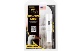 Haydel's Game Calls B14 Blue & Snow Goose  Open Call Attracts Geese White Plastic