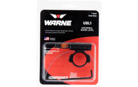 Warne USL1 Universal Scope Level  1" Tube Diameter Universal Aluminum Black
