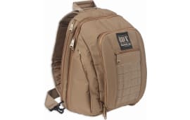 Bulldog BDT408T Sling Pack Backpack Nylon 14" x 10" x 7" Tan Small