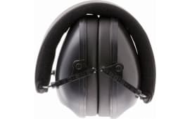 Radians LSO100CS Lowset Muff 21 dB Over the Head Black Ear Cups with Padded, Adjustable Black Headband for Adults 1 Pair