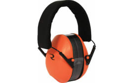 Radians LSH500CS Lowset Muff 21 dB Over the Head Orange Ear Cups with Padded, Adjustable Black Headband for Adults 1 Pair