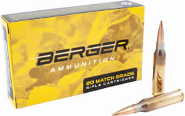 Berger Bullets 30020 Tactical 260 Rem 130 gr Hybrid Open Tip Match Tactical - 20rd Box