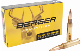 Berger Bullets 60040 .308 Winchester 168 GR Classic Huntr - 20rd Box