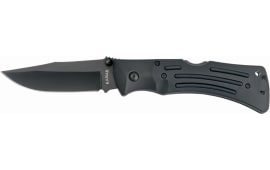 Ka-Bar 3050 Mule  3.88" Folding Clip Point Plain AUS-8A SS Blade/Black Zytel Handle Includes Pocket Clip/Sheath