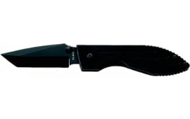 Ka-Bar 3074 Warthog  3" Folding Tanto Plain 420HC SS Blade Black G10 Handle Includes Pocket Clip