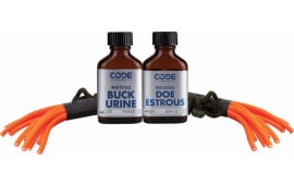 Code Blue OA1074 Double Drag Combo Deer Attractant Doe In Estrus/Buck Urine 2 oz