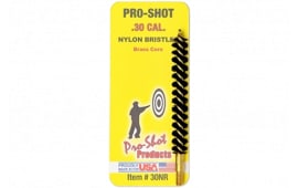 Pro-Shot 30NR Bore Brush  7.62mm/30 Cal Rifle #8-32 Thread Nylon Bristles Brass Core