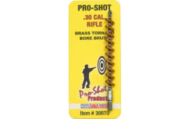 Pro-Shot 30RTO Tornado Bore Brush 7.62mm/30-06 Springfield/30/308 Cal/300 Blackout Rifle #8-32 Thread Brass Spiral Wound Loop
