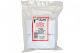 Pro-Shot 21/4-250 Cotton Flannel Pouches 2.25" Square Cleaning Patches .357-.45 Cal/410/20 ga